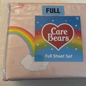 New Care Bears 4 Piece 100% Cotton Full Size Sheet Set Multi-color Print